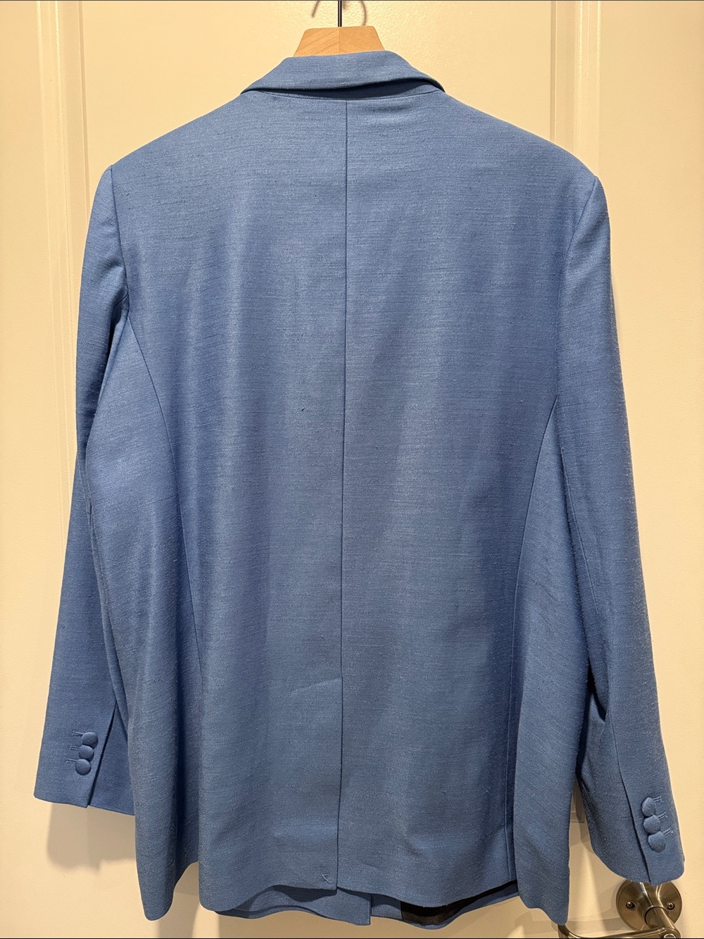 Sezane Michele Jacket Vintage Blue - Size 12 - Picture 2 of 4